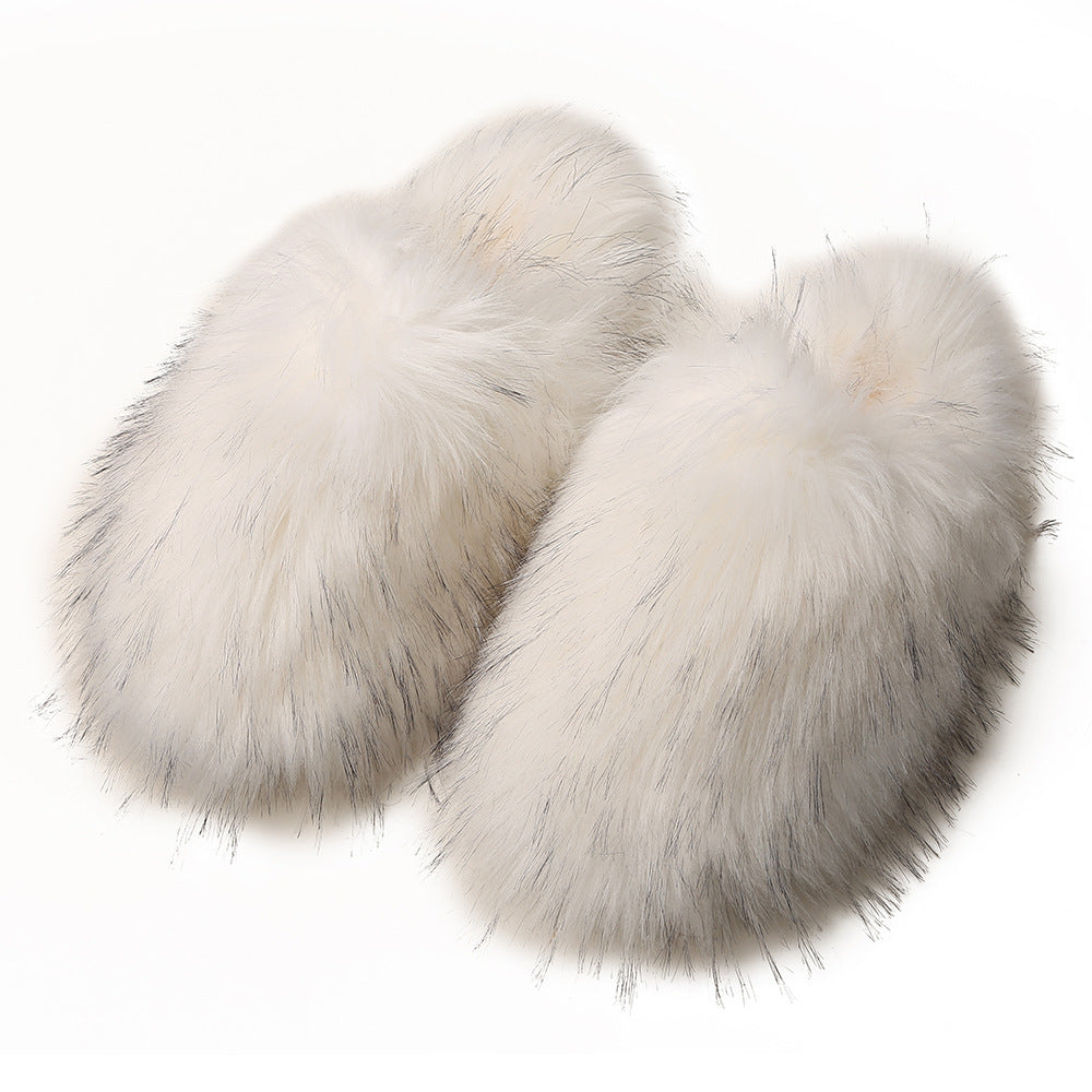 Faux Fur Hausschuhe