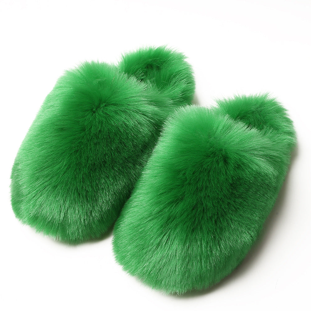 Faux Fur Hausschuhe