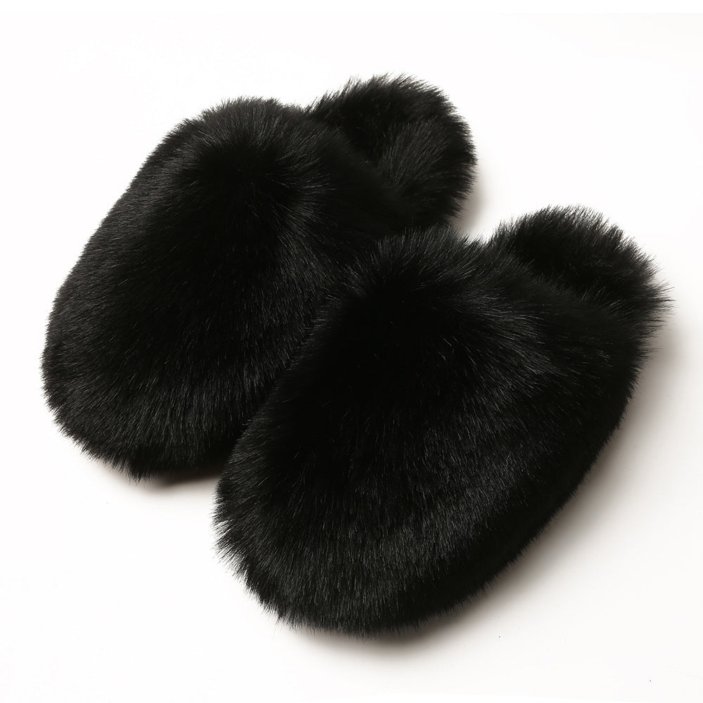 Faux Fur Hausschuhe
