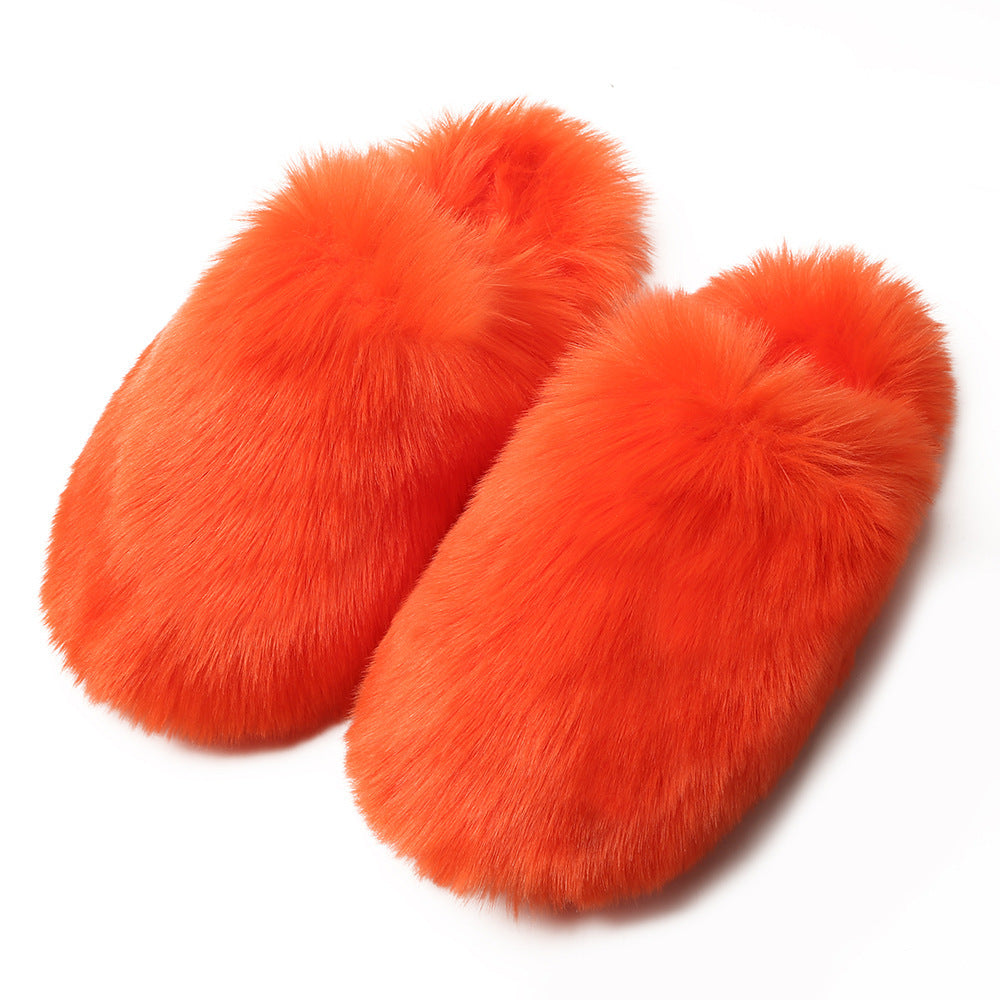 Faux Fur Hausschuhe
