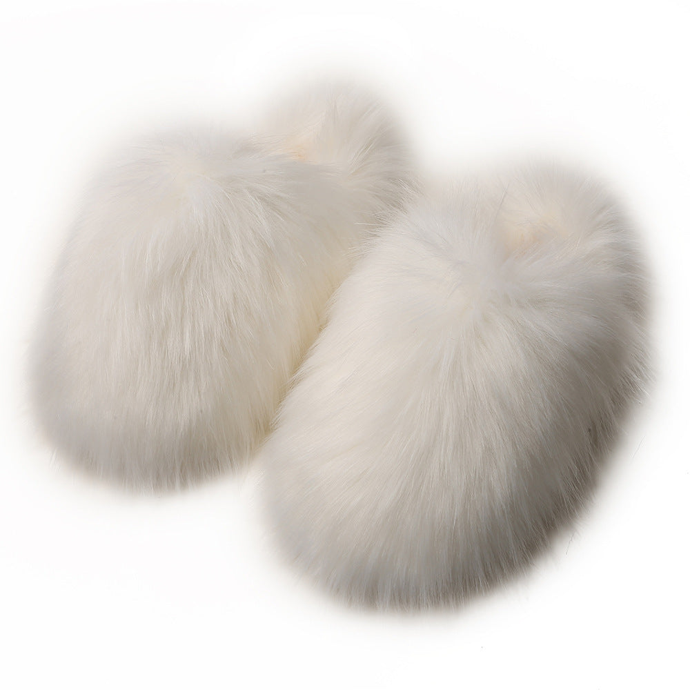 Faux Fur Hausschuhe