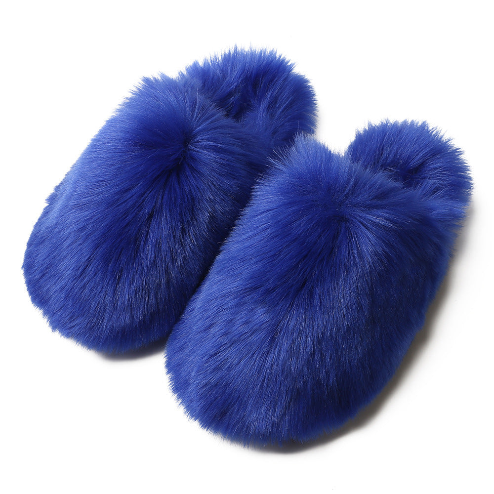 Faux Fur Hausschuhe