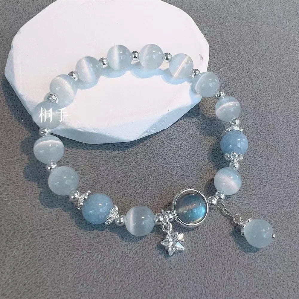 BloomCharm Crystal Beaded Bracelet