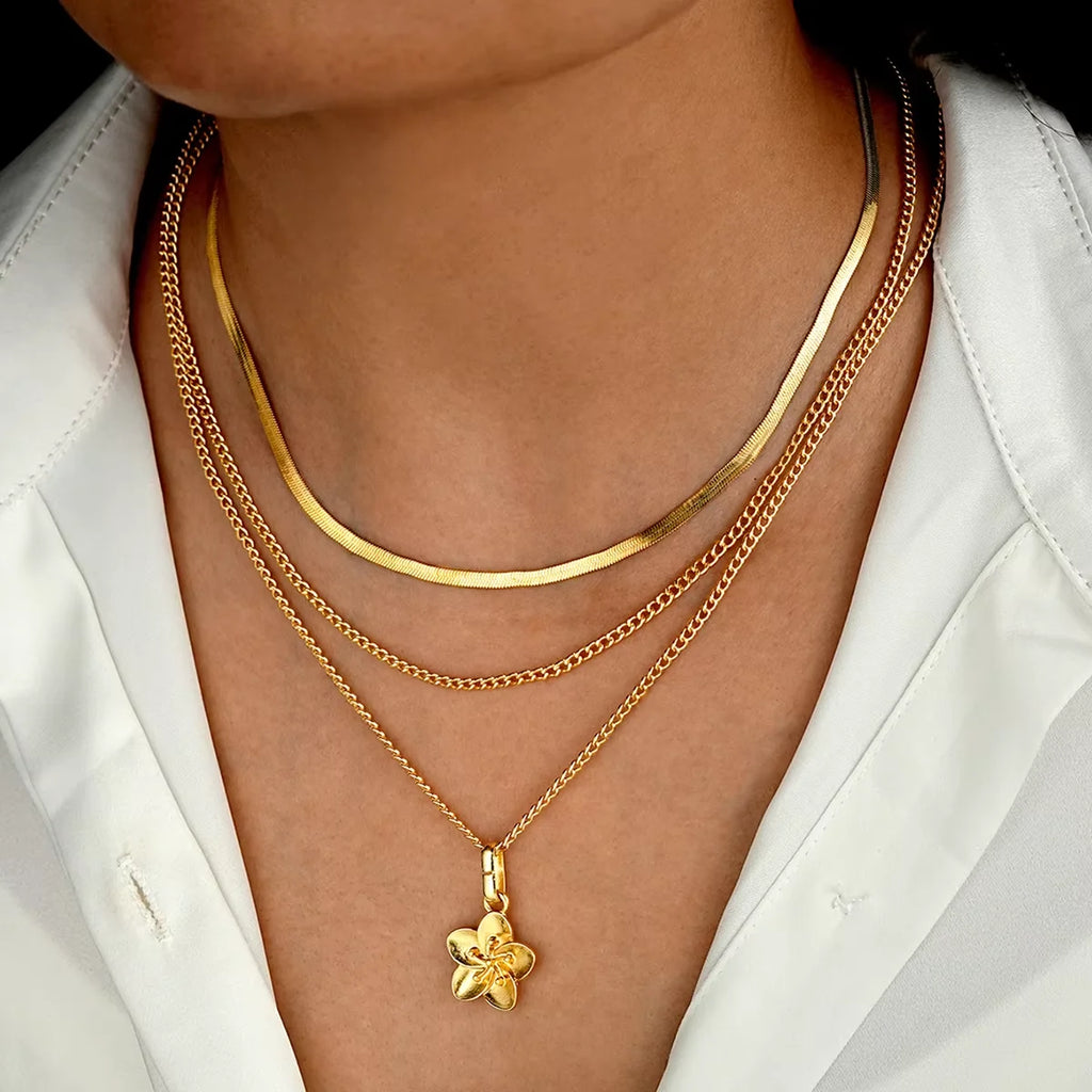 Includes 4 individual necklaces in one set. Wear them together or separately.