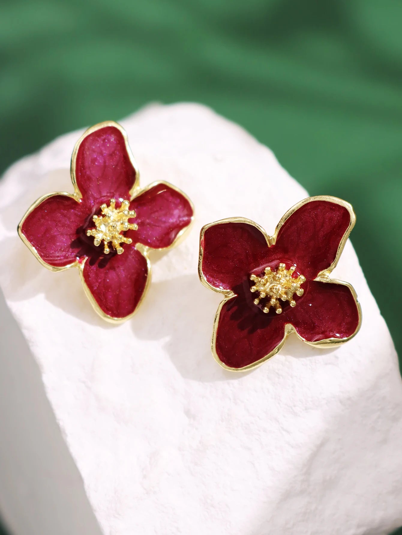 Hibiscus Bloom Earrings