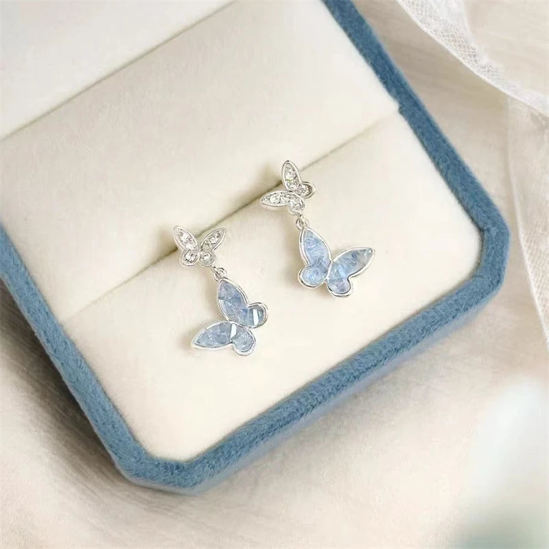 Azure Butterfly Jewelry Set