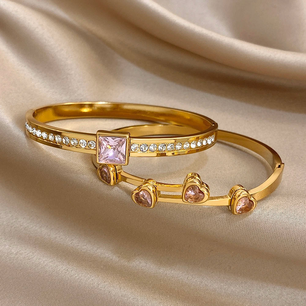 Luxury Style Pink Bracelet