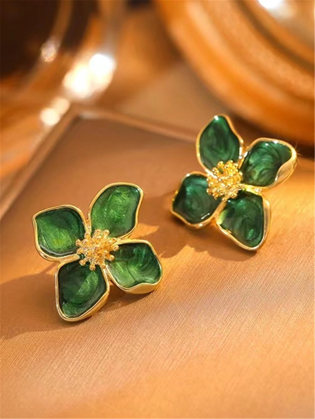 Hibiscus Bloom Earrings