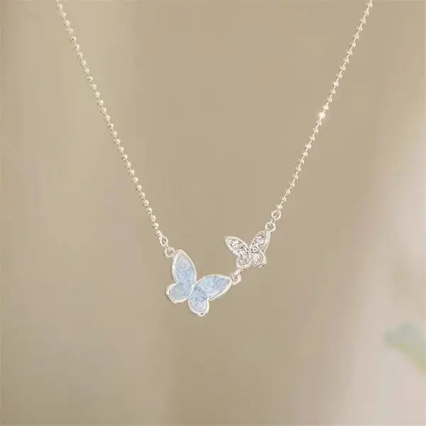 Azure Butterfly Jewelry Set