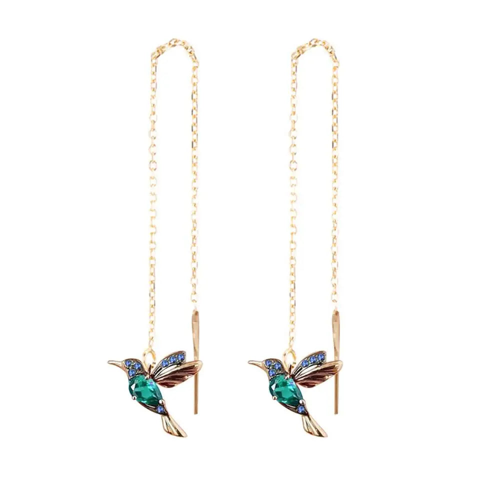Luna Butterfly Tassel Earrings