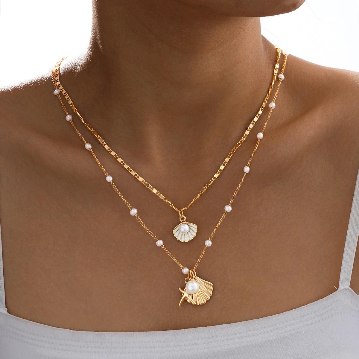 Includes 4 individual necklaces in one set. Wear them together or separately.