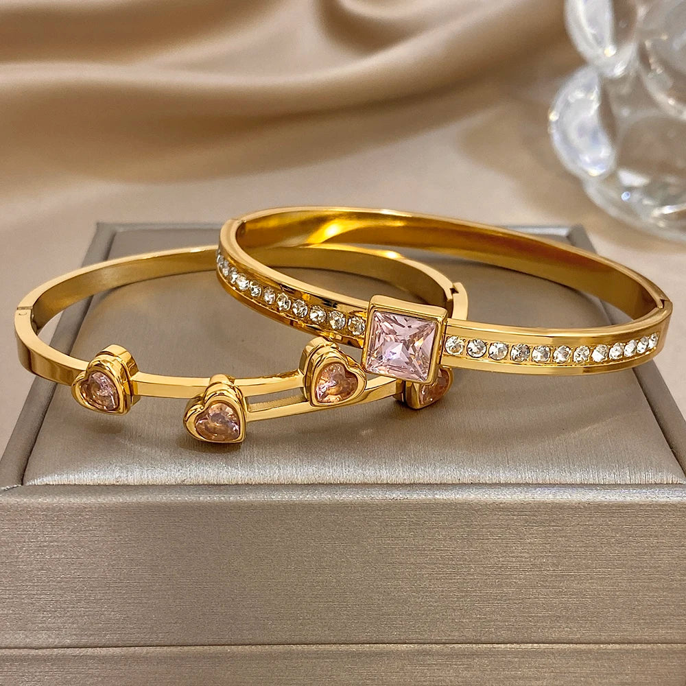 Luxury Style Pink Bracelet