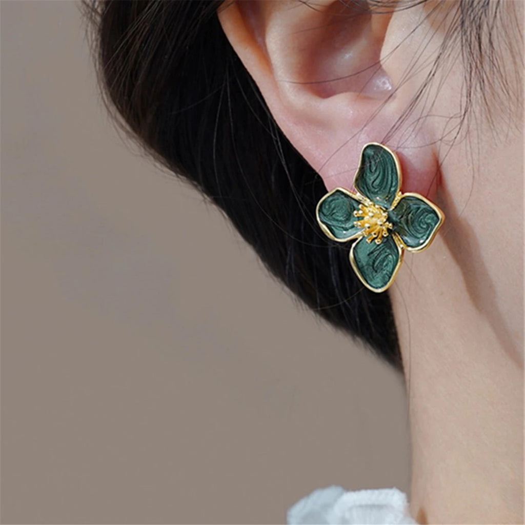 Hibiscus Bloom Earrings