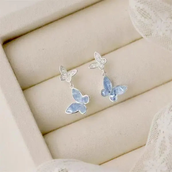 Azure Butterfly Jewelry Set