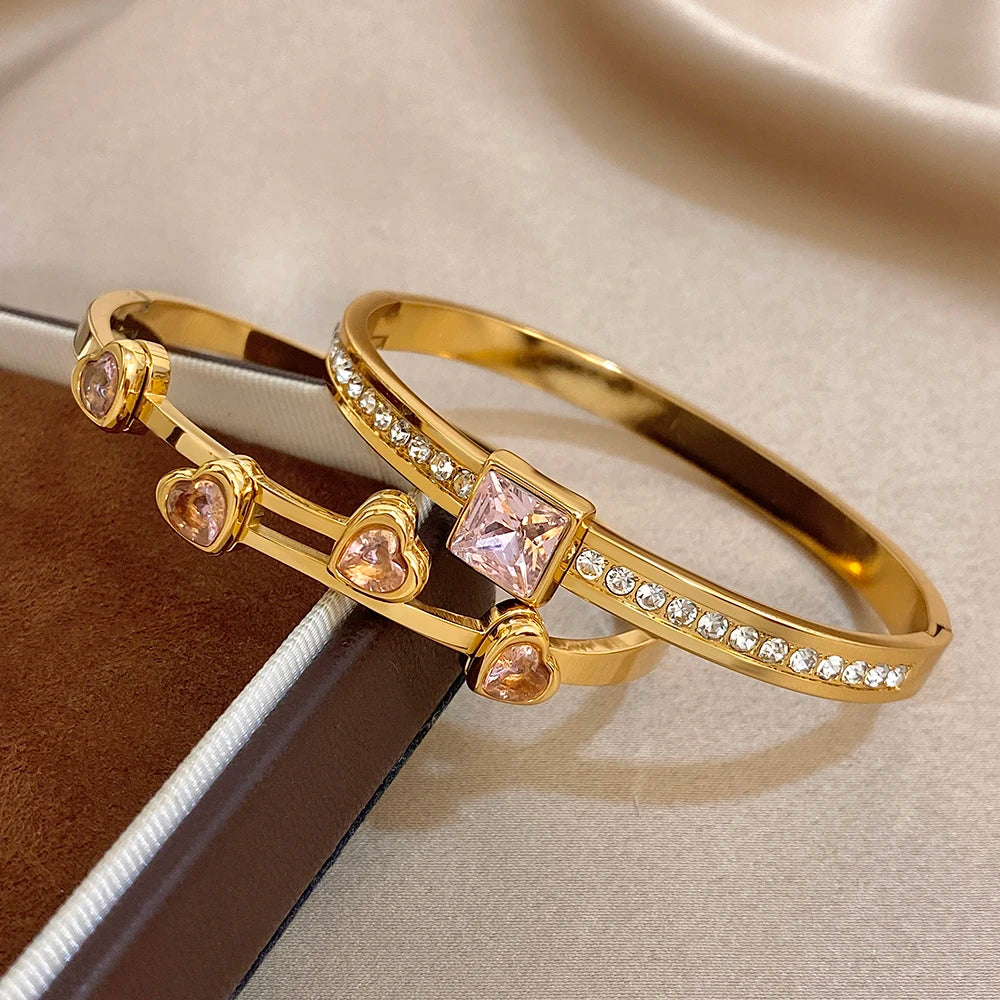 Luxury Style Pink Bracelet