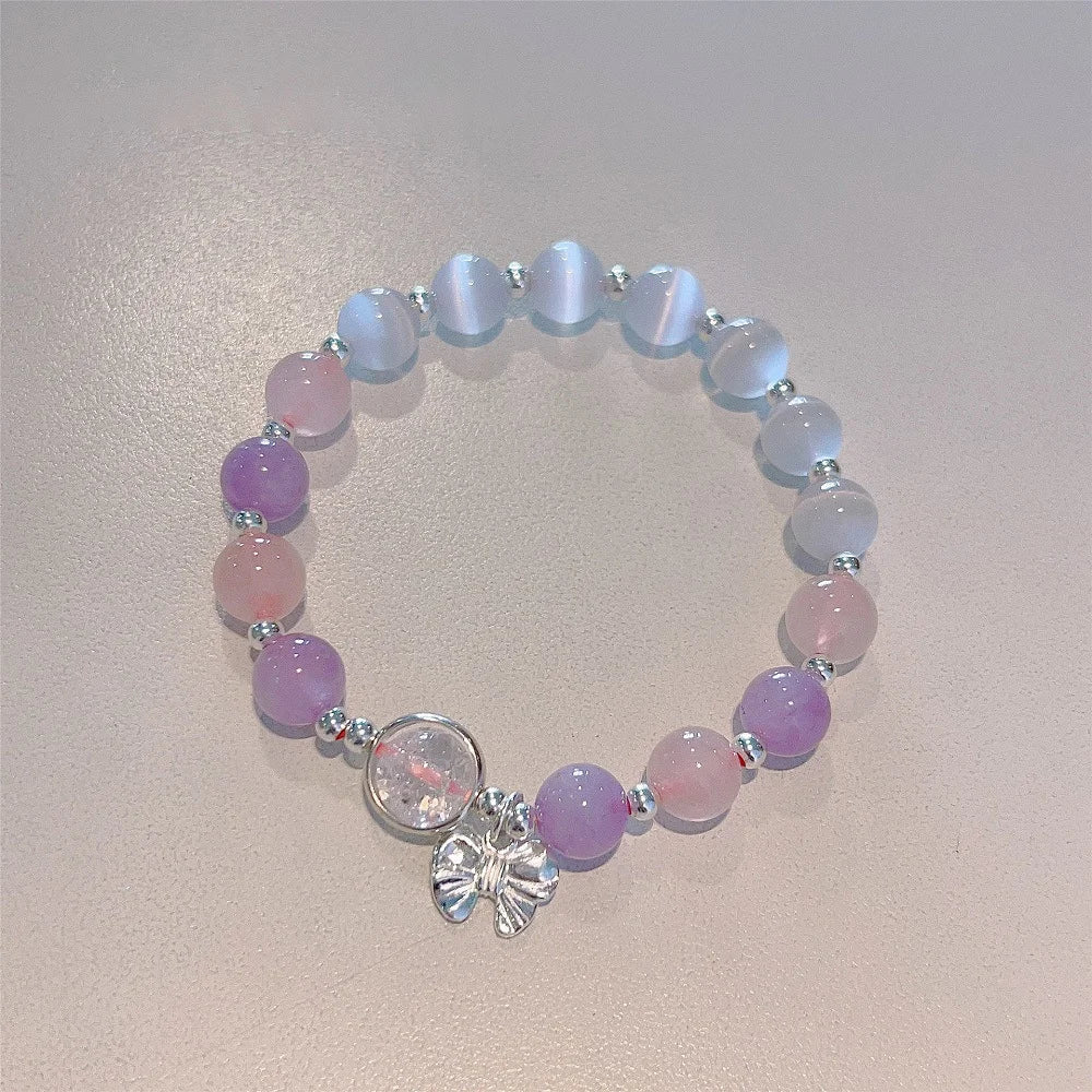 BloomCharm Crystal Beaded Bracelet