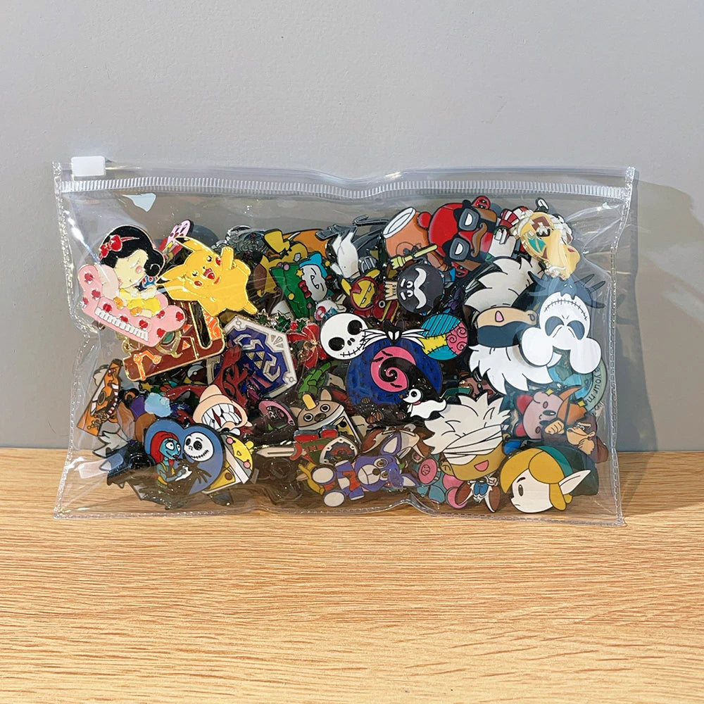 PinVerse Assorted Enamel Pin Set – 500 Pieces