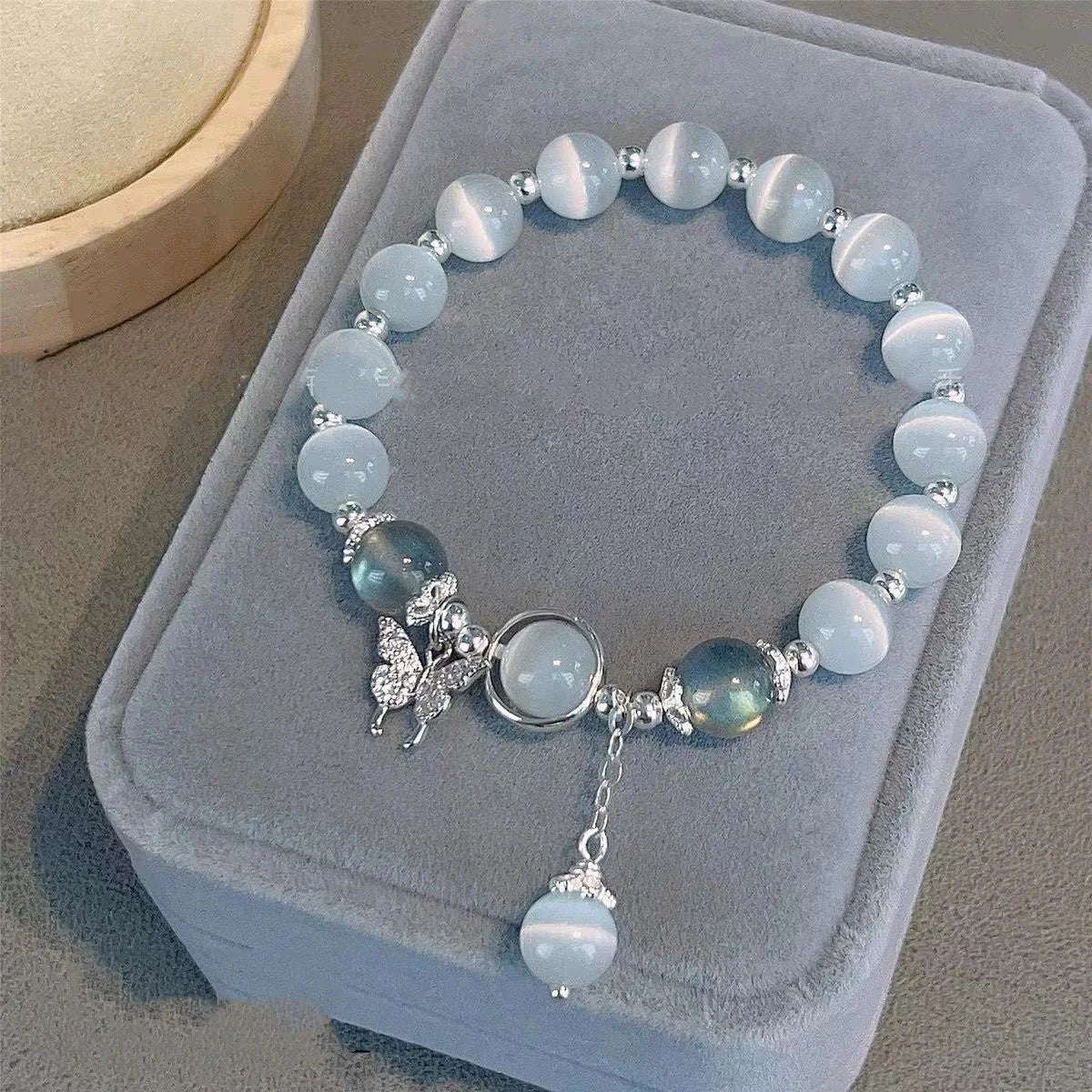 BloomCharm Crystal Beaded Bracelet