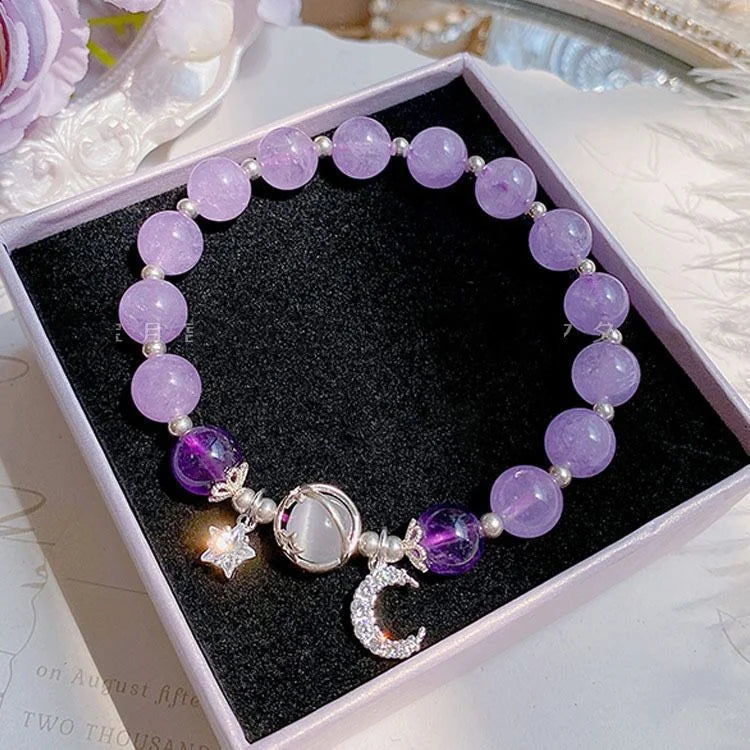 BloomCharm Crystal Beaded Bracelet