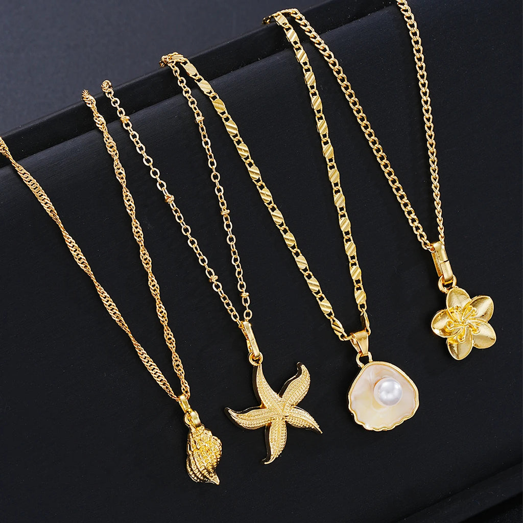 Includes 4 individual necklaces in one set. Wear them together or separately.