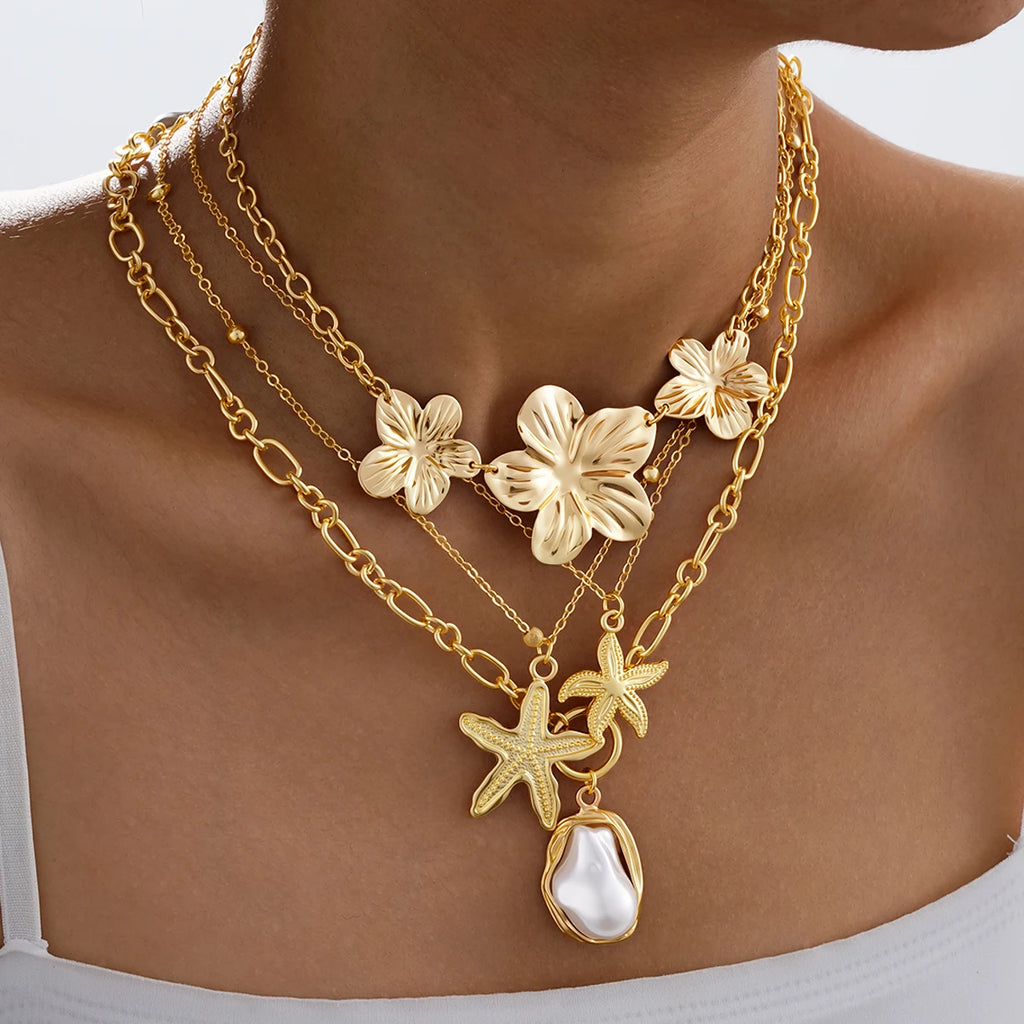 Includes 4 individual necklaces in one set. Wear them together or separately.