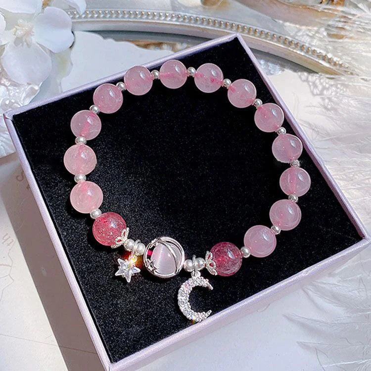 BloomCharm Crystal Beaded Bracelet