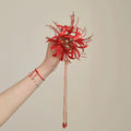 Crimson Lily Hair Clip