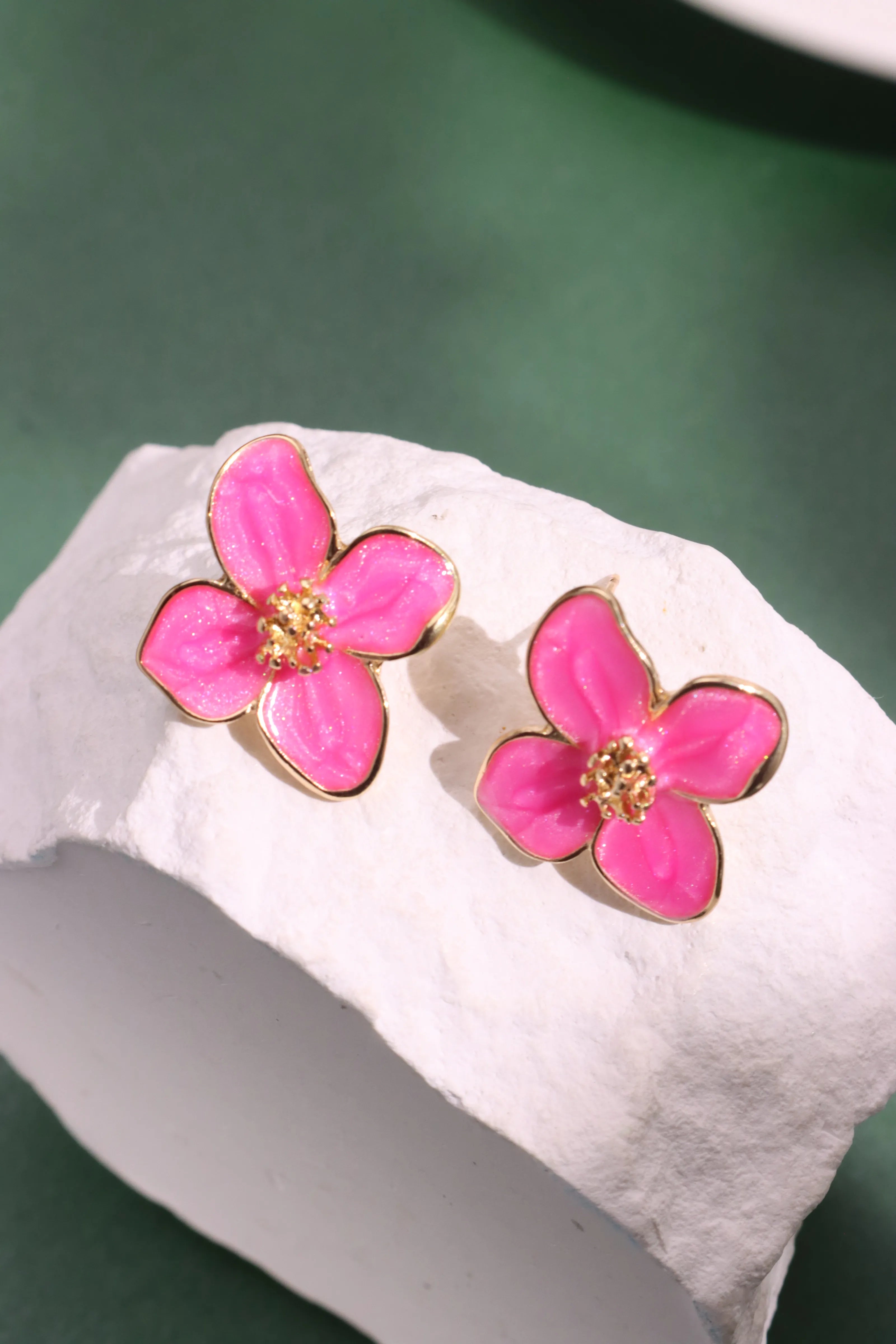 Hibiscus Bloom Earrings