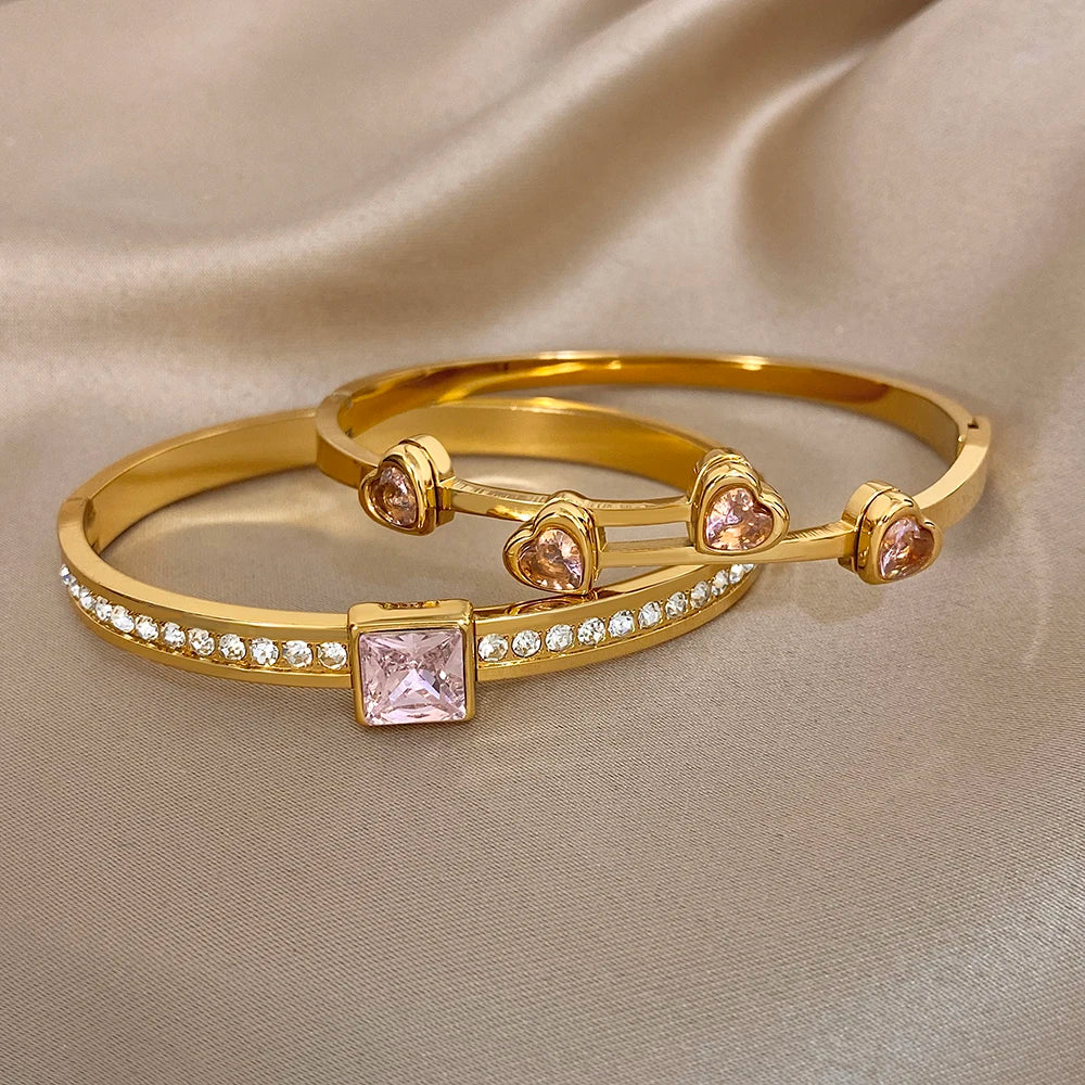 Luxury Style Pink Bracelet