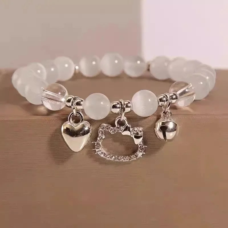 BloomCharm Crystal Beaded Bracelet