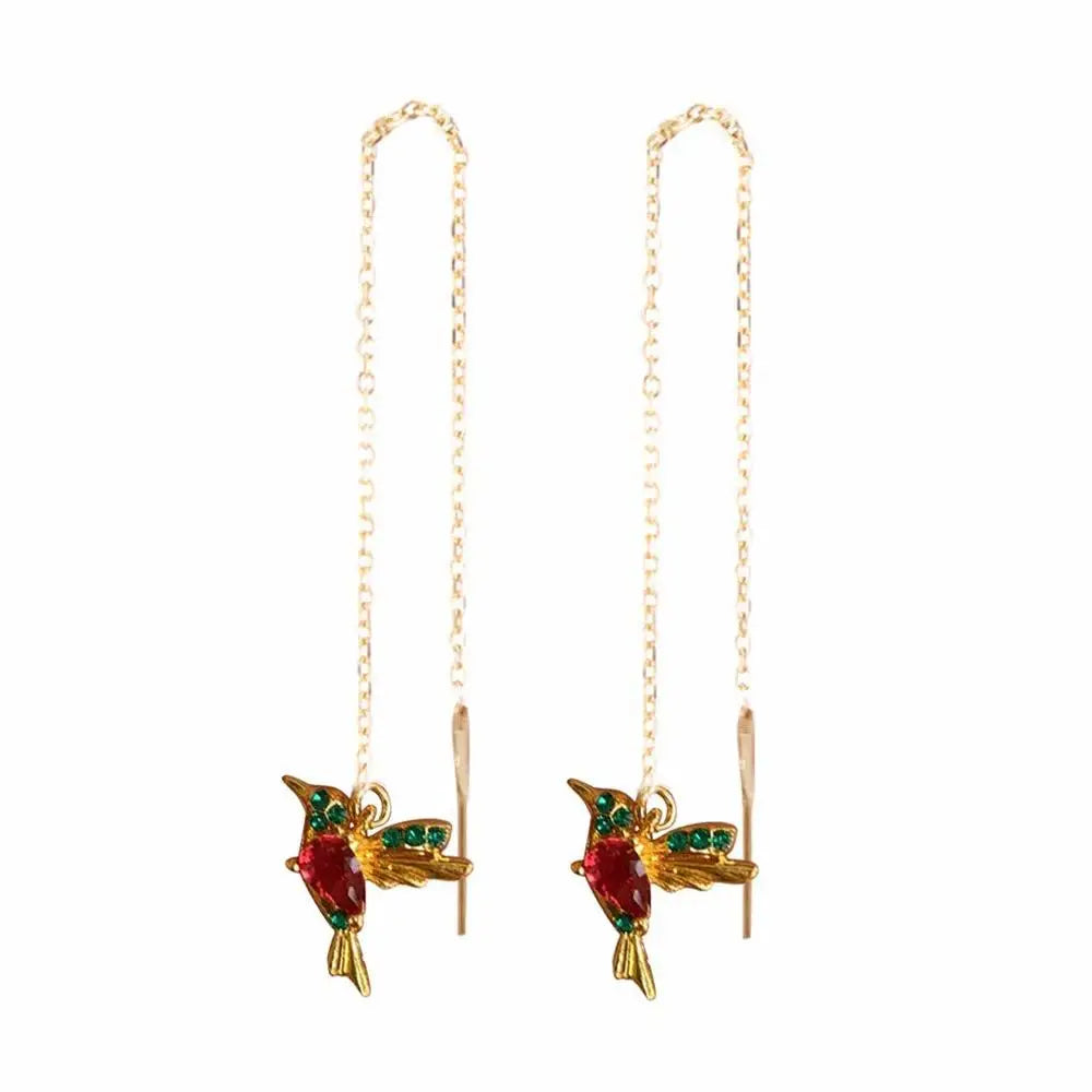 Luna Butterfly Tassel Earrings