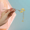 Ginkgo Tassel Hair Pin