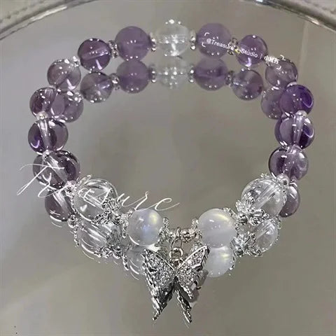 BloomCharm Crystal Beaded Bracelet