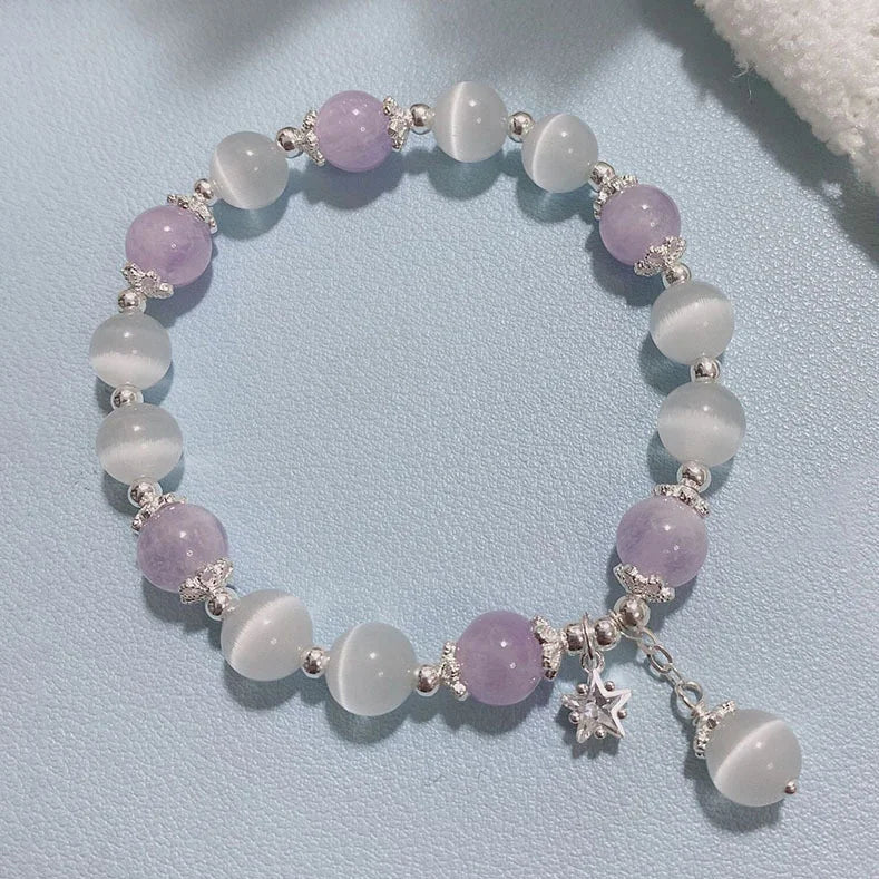 BloomCharm Crystal Beaded Bracelet