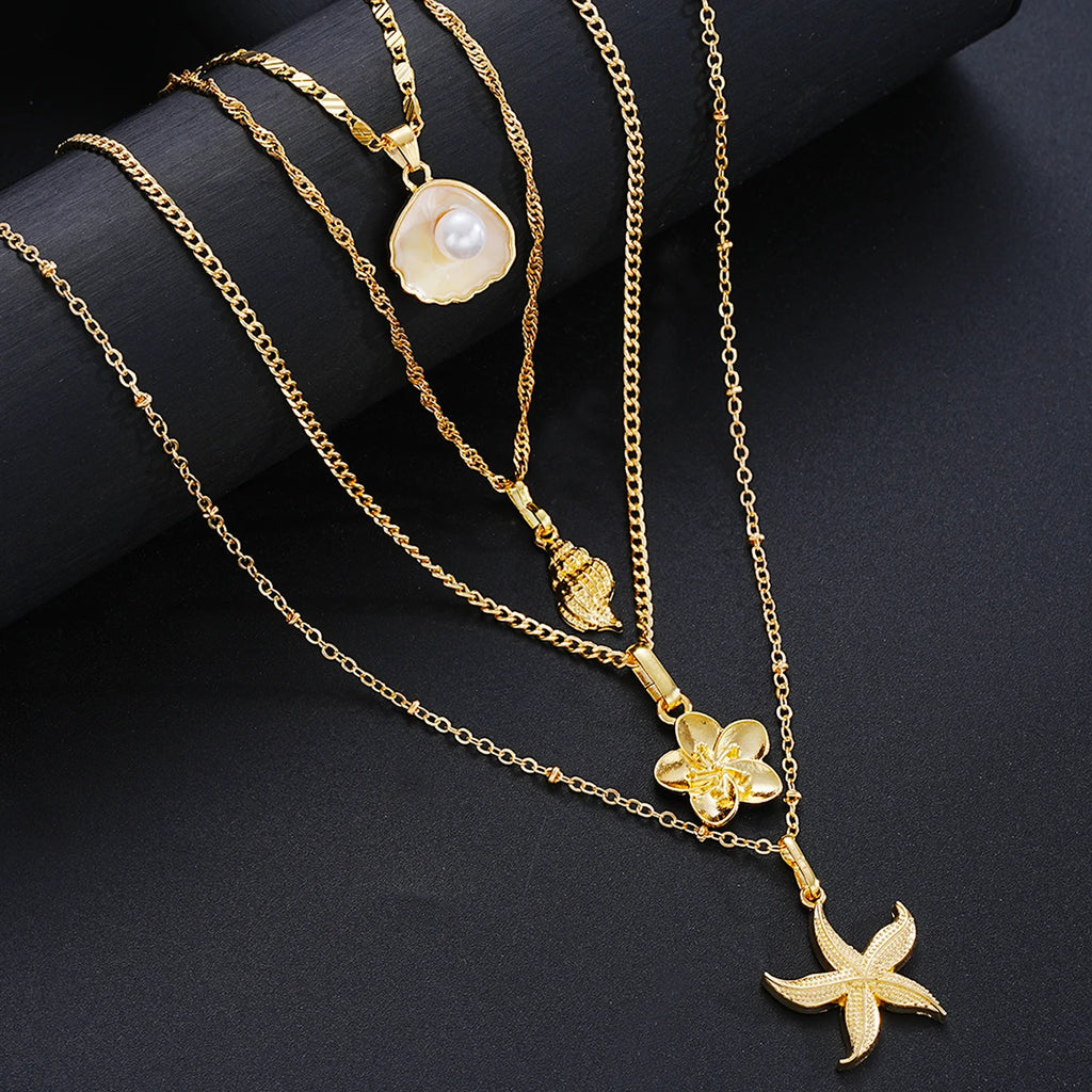 Includes 4 individual necklaces in one set. Wear them together or separately.