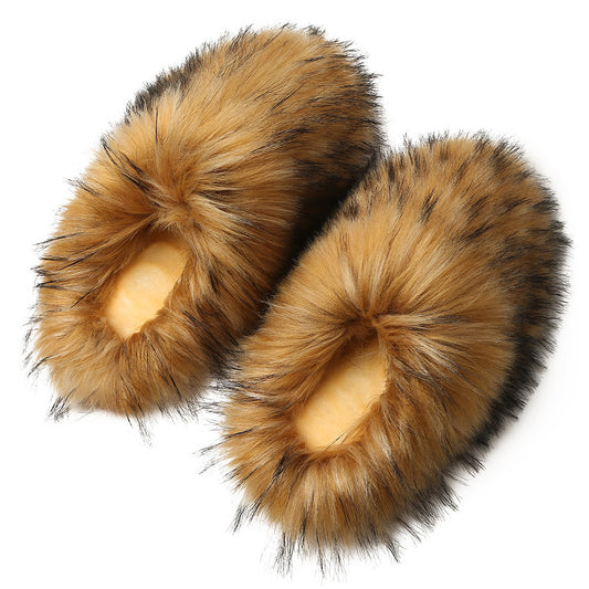 Faux Fur Hausschuhe
