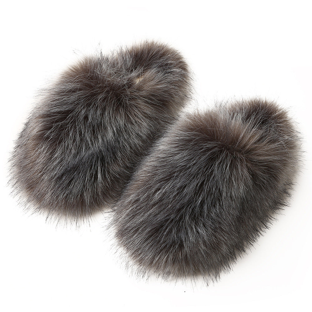 Faux Fur Hausschuhe